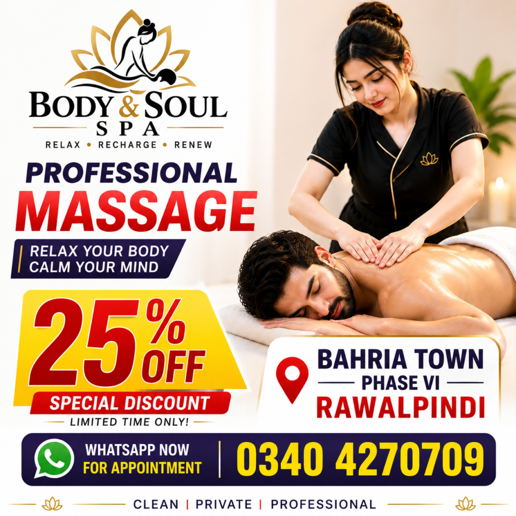 massage center rawalpindi islamabad
